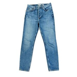 RE/DONE 70's high-waist straight-leg jeans Size 28